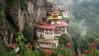 On an eight-day trip to Bhutan, guests will trek the Tiger's Nest.