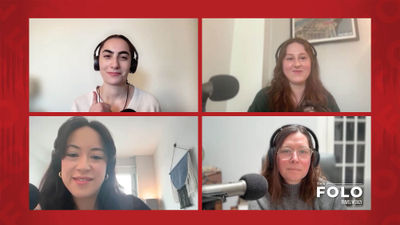 Clockwise from top left: Teri West, Brinley Hineman, Rebecca Tobin and Christina Jelski talk about travel stories from the cruise, tour, river cruise and hospitality sectors on this episode of the Folo by Travel Weekly.