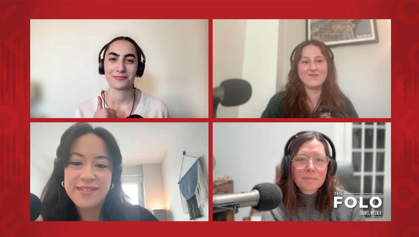 Clockwise from top left: Teri West, Brinley Hineman, Rebecca Tobin and Christina Jelski talk about travel stories from the cruise, tour, river cruise and hospitality sectors on this episode of the Folo by Travel Weekly. Clockwise from top left: Teri West, Brinley Hineman, Rebecca Tobin and Christina Jelski talk about travel stories from the cruise, tour, river cruise and hospitality sectors on this episode of the Folo by Travel Weekly.