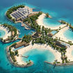 A rendering of Sandy Cay.