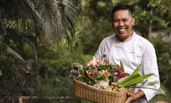 Eka Sunarya, executive sous chef at Mandapa, a Ritz-Carlton Reserve resort in Bali, will maintain a two-week residence at the luxury resort’s sister resort, Zadun Los Cabos.