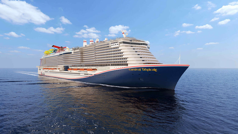 The Tropicale will be Carnival's fifth and final Excel-class ship.