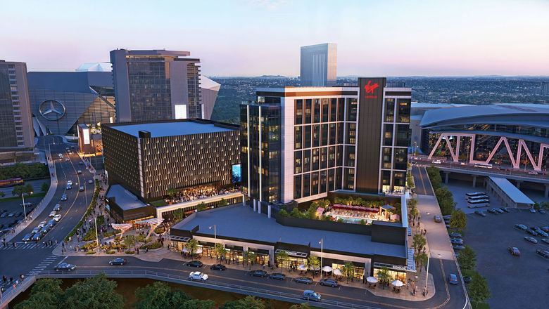 The Virgin Hotels Atlanta will be part of the Centennial Yards mixed-use development.