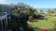 The Marbella Garden area at the Wyndham Grand Rio Mar Rainforest Beach and Golf Resort in Puerto Rico.