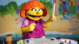 “Art with Julia” is a children’s activity featuring Julia, a neurodiverse character on "Sesame Street." It is one of several autism-friendly amenities at Beaches Resorts.