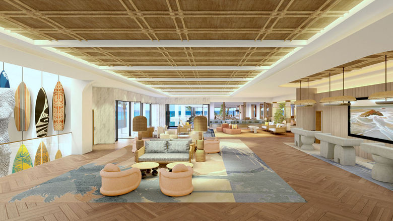 The Outrigger Waikiki Beach Resort's lobby and public spaces will receive a refresh.