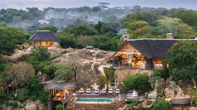The Mwiba Lodge is one of nine properties in the Auberge Safari portfolio.