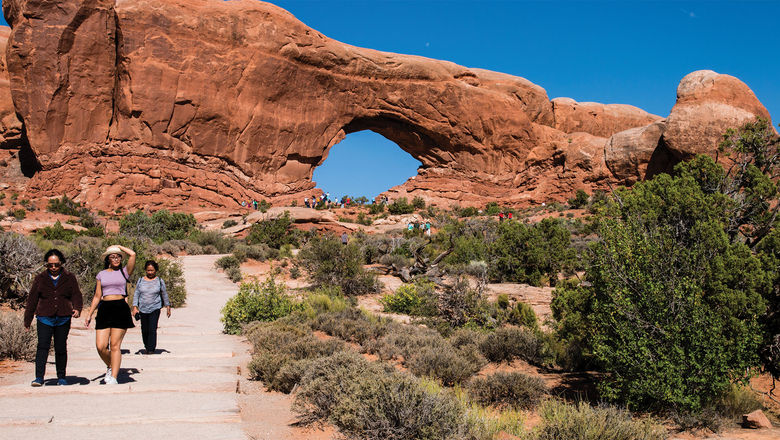 Arches National Park in southeastern Utah.