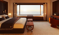 Suites on Orient Express' Corinthian have an art deco style.