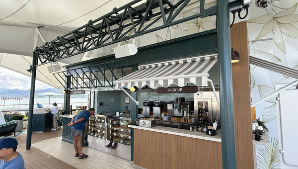 The Sunset Park Cafe is a new food venue for breakfast and lunch and features a nice selection of premade items.
