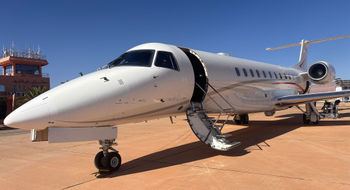 A&K uses an Embraer Legacy 600 or similarly sized plane for its small-jet journeys.