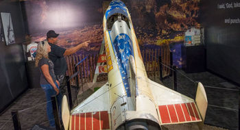 The Skycycle X-2 Evel Knievel used to jump Snake River Canyon in 1974 will be on display at the museum, set to open in Las Vegas in June.