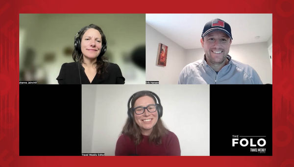 Clockwise from top left: Editor in chief Johanna Jainchill; Erik Hanson of the U.S. Travel Association and host Rebecca Tobin talk about the high stakes for the World Cup and inbound travel and how to change the perception of traveling to the U.S. Clockwise from top left: Editor in chief Johanna Jainchill; Erik Hanson of the U.S. Travel Association and host Rebecca Tobin talk about the high stakes for the World Cup and inbound travel and how to change the perception of traveling to the U.S.