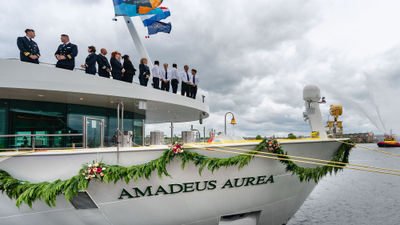 The Amadeus Aurea will sail the Rhine and Danube rivers in its inaugural season.