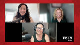 Clockwise from top left: Travel Weekly hotels editor Christina Jelski, Jacki Marks of ALG Vacations and host Rebecca Tobin talk about the latest on travel to Mexico.
