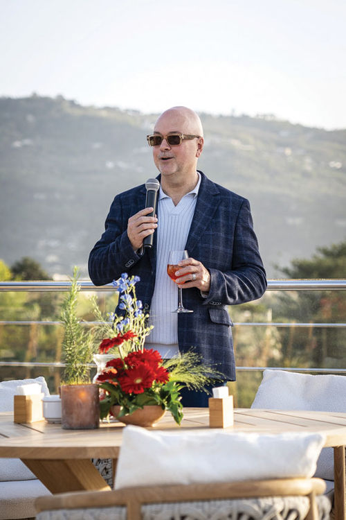 Departure Lounge founder Keith Waldon welcomes advisors to MasterClass 2026 at the Hotel Mediterraneo Sorrento. Departure Lounge founder Keith Waldon welcomes advisors to MasterClass 2026 at the Hotel Mediterraneo Sorrento.