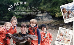 A spread from Ready.Set.GO! features an Alaska cruise with Princess Cruises.