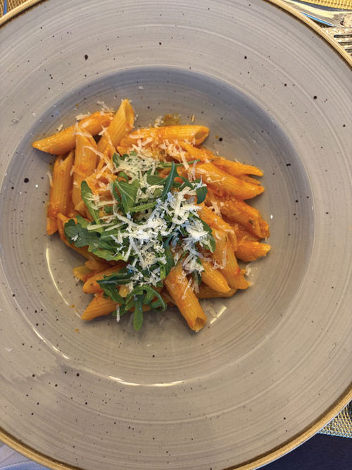 The Chef’s Table Restaurant serves Italian cuisine at lunchtime. The Chef’s Table Restaurant serves Italian cuisine at lunchtime.
