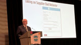 Mark Meader, executive vice president of ASTA Corporate, speaking at ASTA's Travel Advisor Conference in San Diego on May 27.