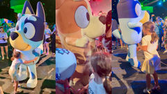 Bluey and her sister Bingo have finally made it to Walt Disney World.