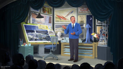The revamped opening scene will include an animatronic of Walt Disney himself.