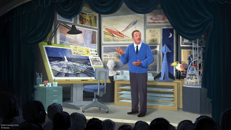 The revamped opening scene will include an animatronic of Walt Disney himself.