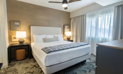 A guestroom at the inaugural Eddie Bauer Adventure Club property in Moab, Utah.