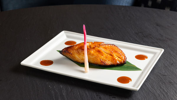 At Nobu at the Grand Wailea, the black cod miso is a signature dish. At Nobu at the Grand Wailea, the black cod miso is a signature dish.