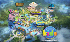 The 20-acre park will consist of seven themed lands.