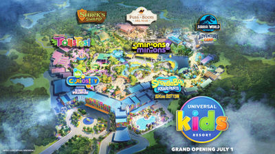 The 20-acre park will consist of seven themed lands.