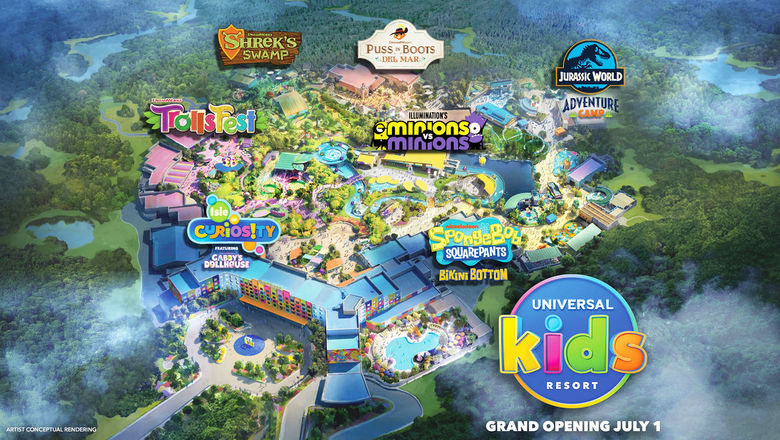 The 20-acre park will consist of seven themed lands.