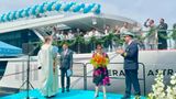 Emerald Astra godmother Toni Lanotte-Day, front and center, is one of the top global sellers for Scenic Group, parent of the Scenic and Emerald cruise brands.