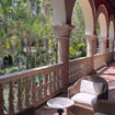 The central courtyard at the Sofitel Legend Santa Clara Cartagena.