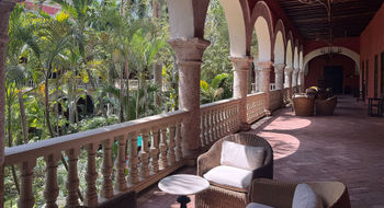 The central courtyard at the Sofitel Legend Santa Clara Cartagena.