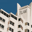 The Delano Miami Beach's restored facade.