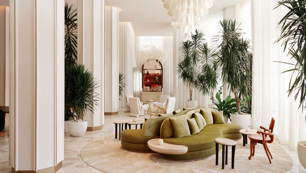The Delano Miami Beach's lobby.