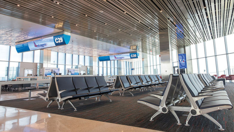 All nine gates in the new Terminal C pier are equipped with electronic boarding technology, which validate boarding passes without agent assistance and also regulate the pace of boarding.