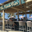 Luna Tide Beach Bar is one of three tropical bars on Carnival's side of RelaxAway, Half Moon Cay.