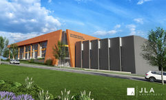 A rendering of the Center for Black Excellence and Culture, which opened in May in South Madison.