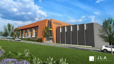 A rendering of the Center for Black Excellence and Culture, which opened in May in South Madison.