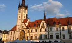 The 14th century Town Hall in the Upper Square of Olomouc's Old Town.
