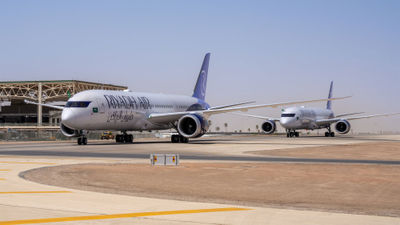 Riyadh Air's Boeing 787 Dreamliners have business, premium economy and economy cabins.