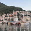 Ships docked at the port in Fethiye, Turkiye, one of the places visited on a SCIC sailing.
