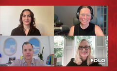 Clockwise from top left: Cruise editor Teri West; host Rebecca Tobin; Christina Schlegel, the owner of Bluetail Travel; and Paul Tumposky, the chief revenue officer of Fora Travel.