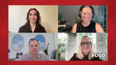 Clockwise from top left: Cruise editor Teri West; host Rebecca Tobin; Christina Schlegel, the owner of Bluetail Travel; and Paul Tumposky, the chief revenue officer of Fora Travel.