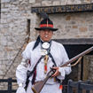 Jordan Smith, a member of the Mohawk Nation, stands in front of Old Fort Niagara, where he is head of Native American education.