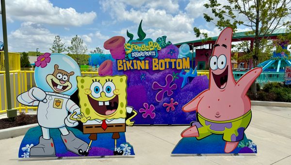 The entrance to Nickelodeon’s SpongeBob SquarePants Bikini Bottom, one of seven themed lands at Universal Kids Resort. The entrance to Nickelodeon’s SpongeBob SquarePants Bikini Bottom, one of seven themed lands at Universal Kids Resort.
