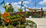 The Shrek's Swamp land at Universal Kids Resort features the Shrek's Swamp Rompin' Stomp playground.