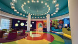 The lobby in the Universal Kids Resort, a hotel and theme park in Frisco, Texas, aimed at kids ages 3 to 8. It opens on July 1.