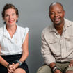 Maija de Rijk Uys, left, incoming group managing director of African Bush Camps, with Beks Ndlovu, its founder and CEO.